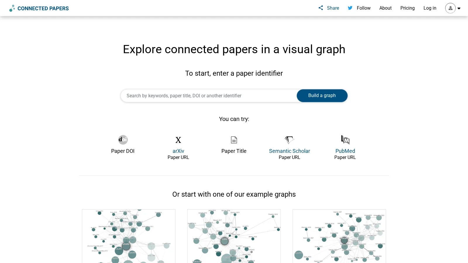 Connected Papers — скриншот