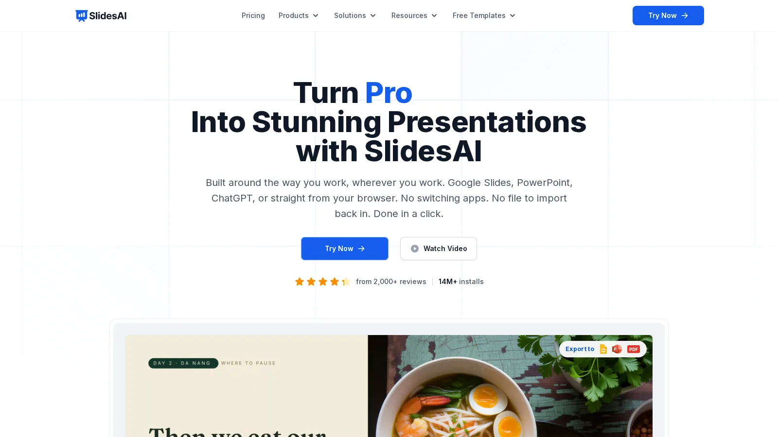 SlidesAI — скриншот
